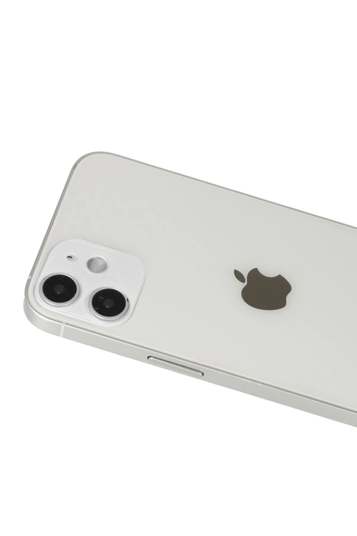 Newface iPhone 12 Rainbow Kamera Lens Koruma Cam - Beyaz