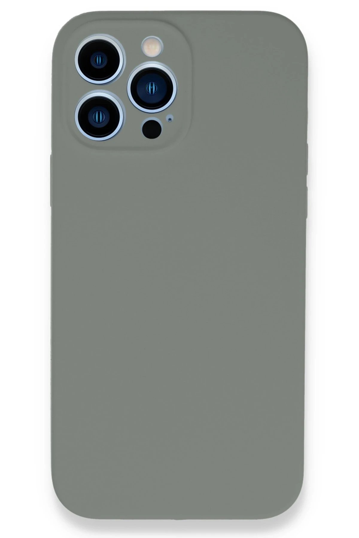 Newface iPhone 13 Pro Max Kılıf Lansman Legant Silikon - Gri