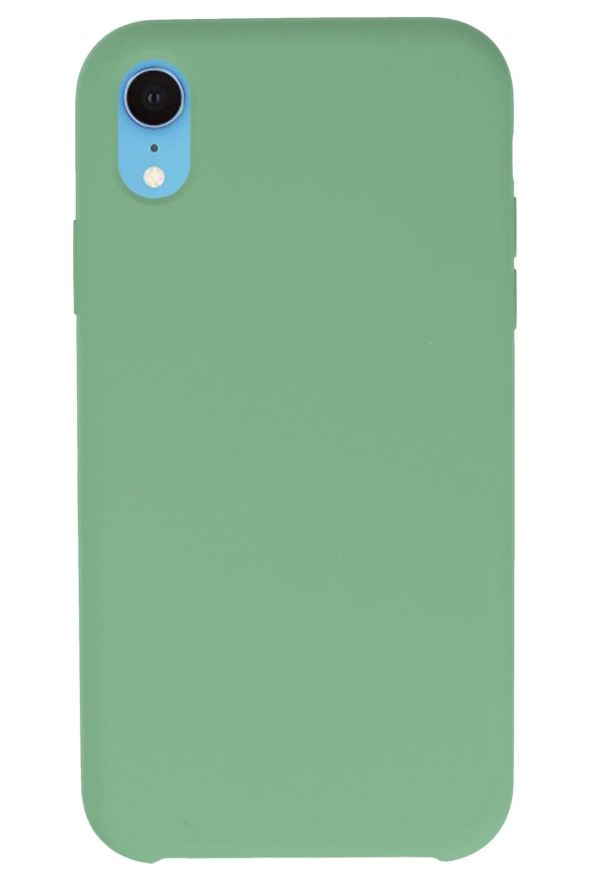 Newface iPhone XR Kılıf Lansman Legant Silikon - Yeşil