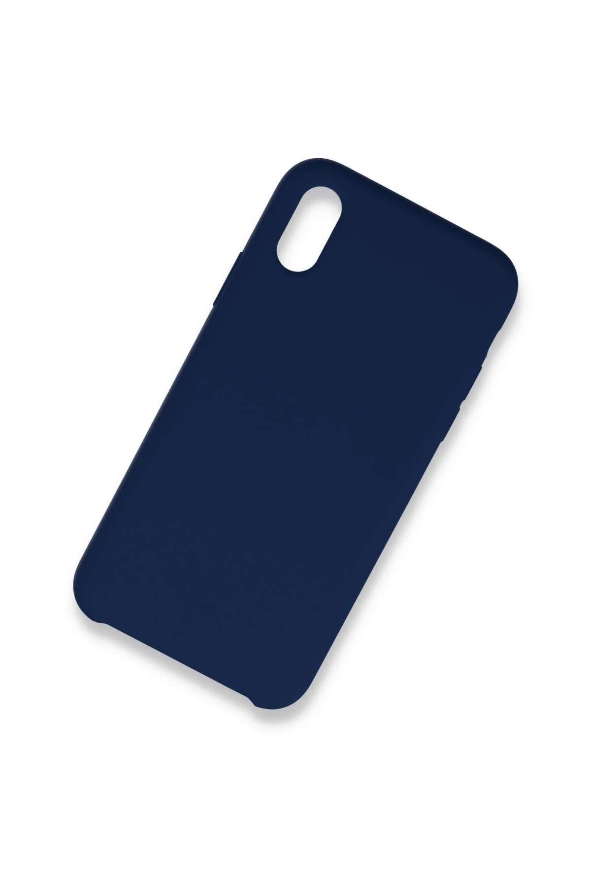 Newface iPhone XS Max Kılıf Lansman Legant Silikon - Lacivert