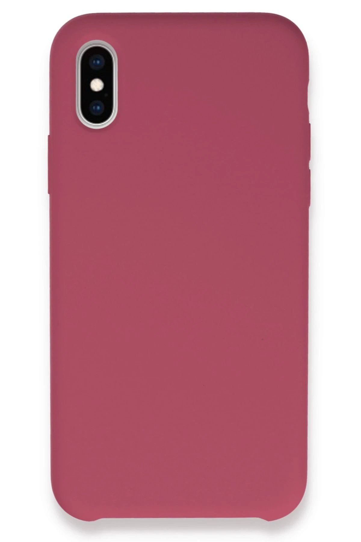 Newface iPhone XS Max Kılıf Lansman Legant Silikon - Fuşya