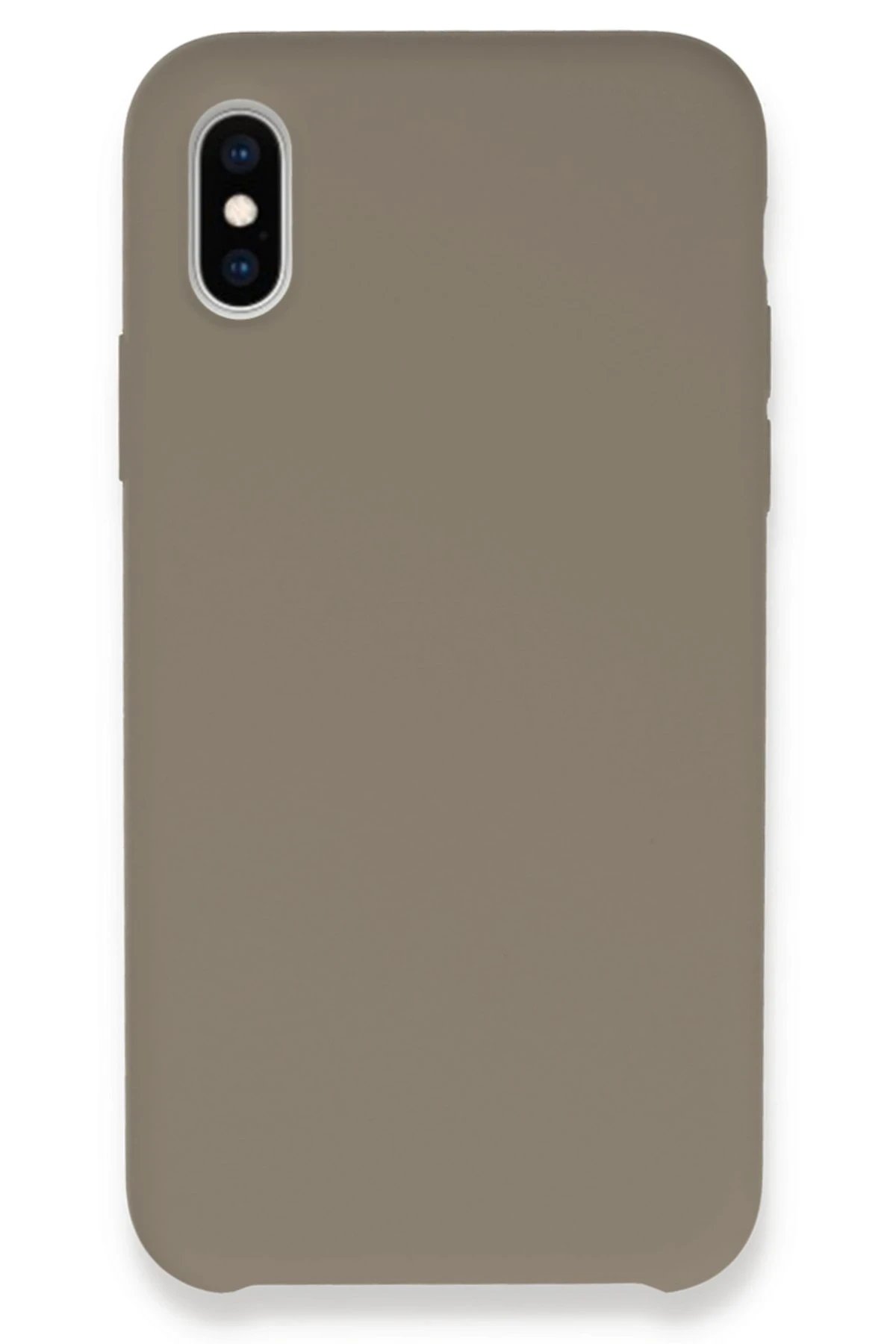 Newface iPhone XS Max Kılıf Lansman Legant Silikon - Bej