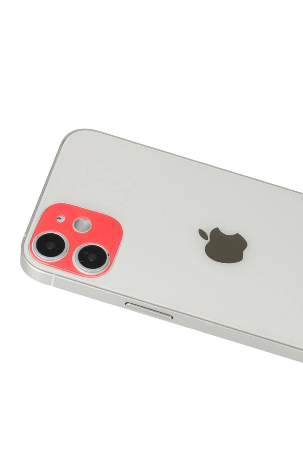 Newface iPhone 12 Rainbow Kamera Lens Koruma Cam - Kırmızı