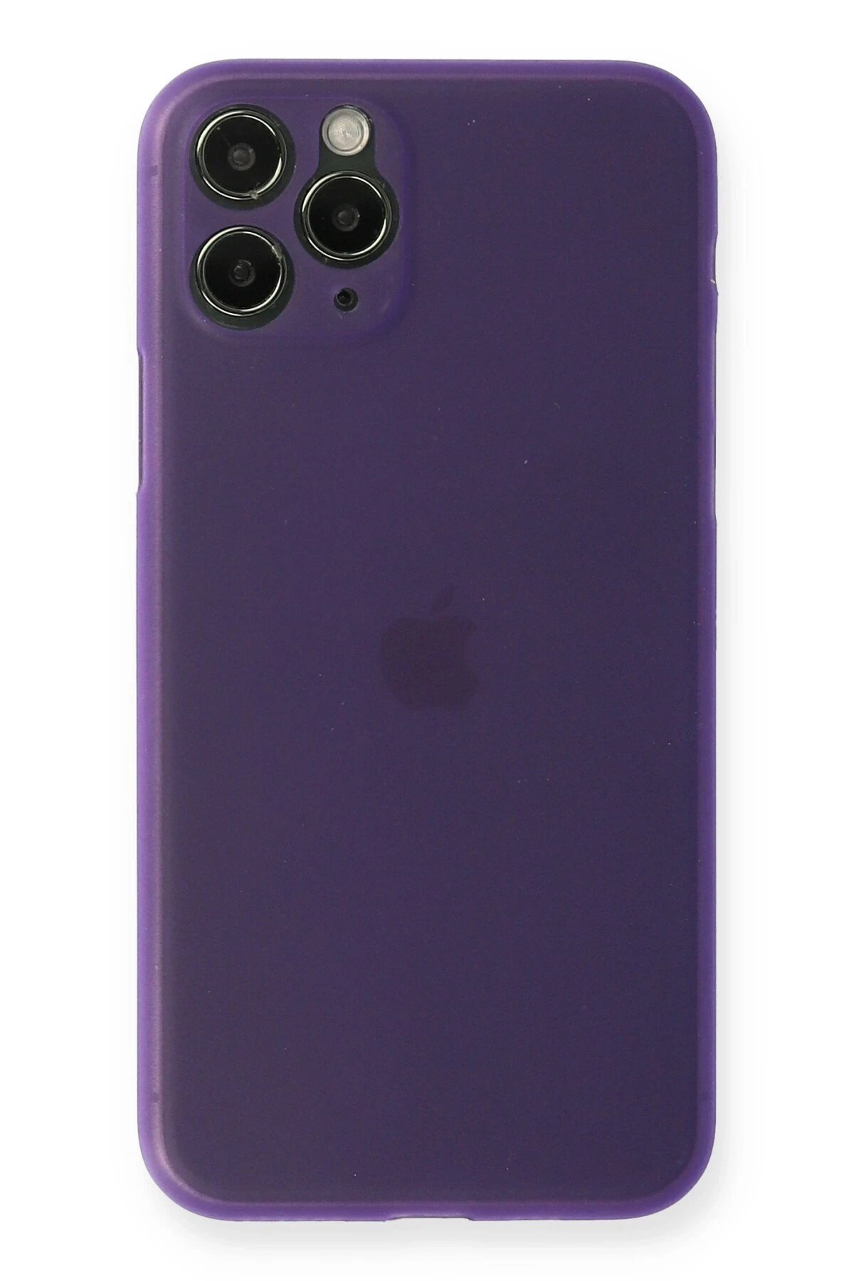 Newface iPhone 11 Pro Max Kılıf PP Ultra İnce Kapak - Mor