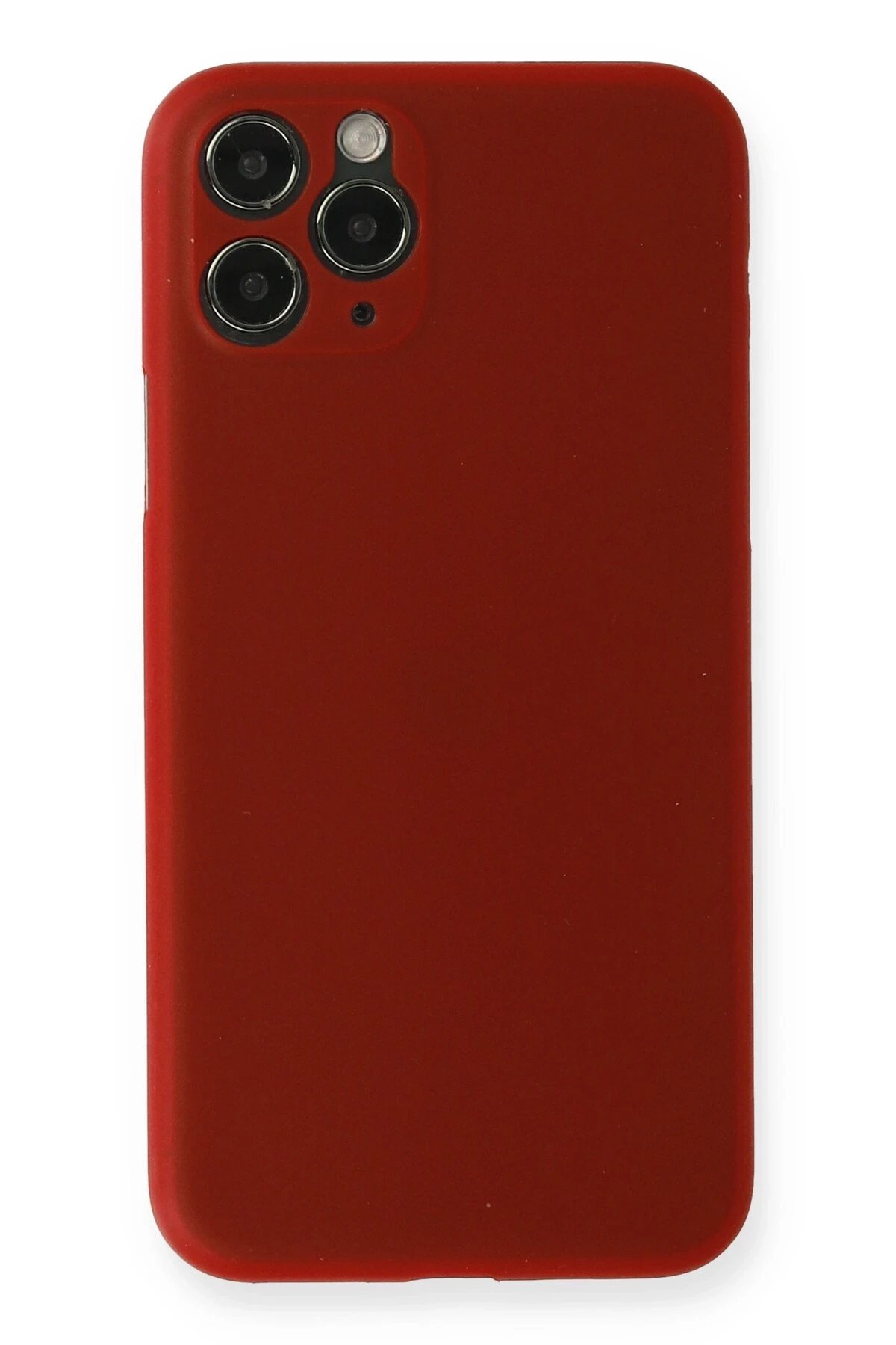 Newface iPhone 11 Pro Max Kılıf PP Ultra İnce Kapak - Kırmızı