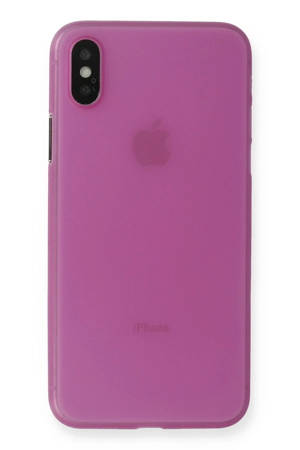 Newface iPhone XS Max Kılıf PP Ultra İnce Kapak - Pembe
