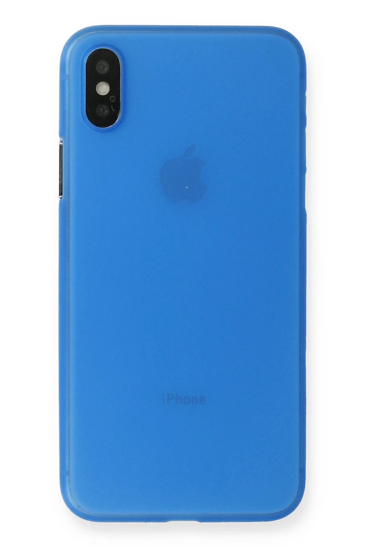 Newface iPhone XS Max Kılıf PP Ultra İnce Kapak - Mavi