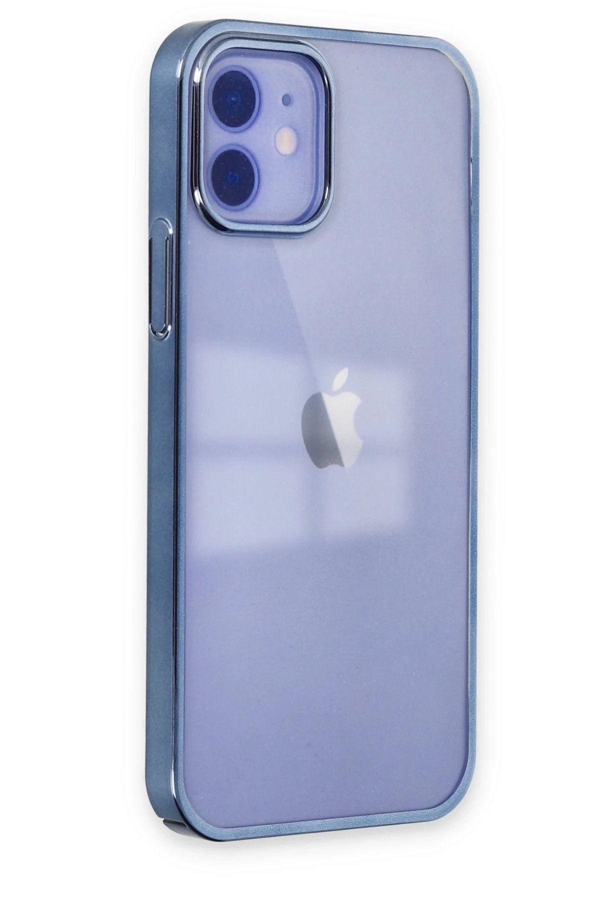 Newface iPhone 12 Kılıf Element Silikon - Mavi