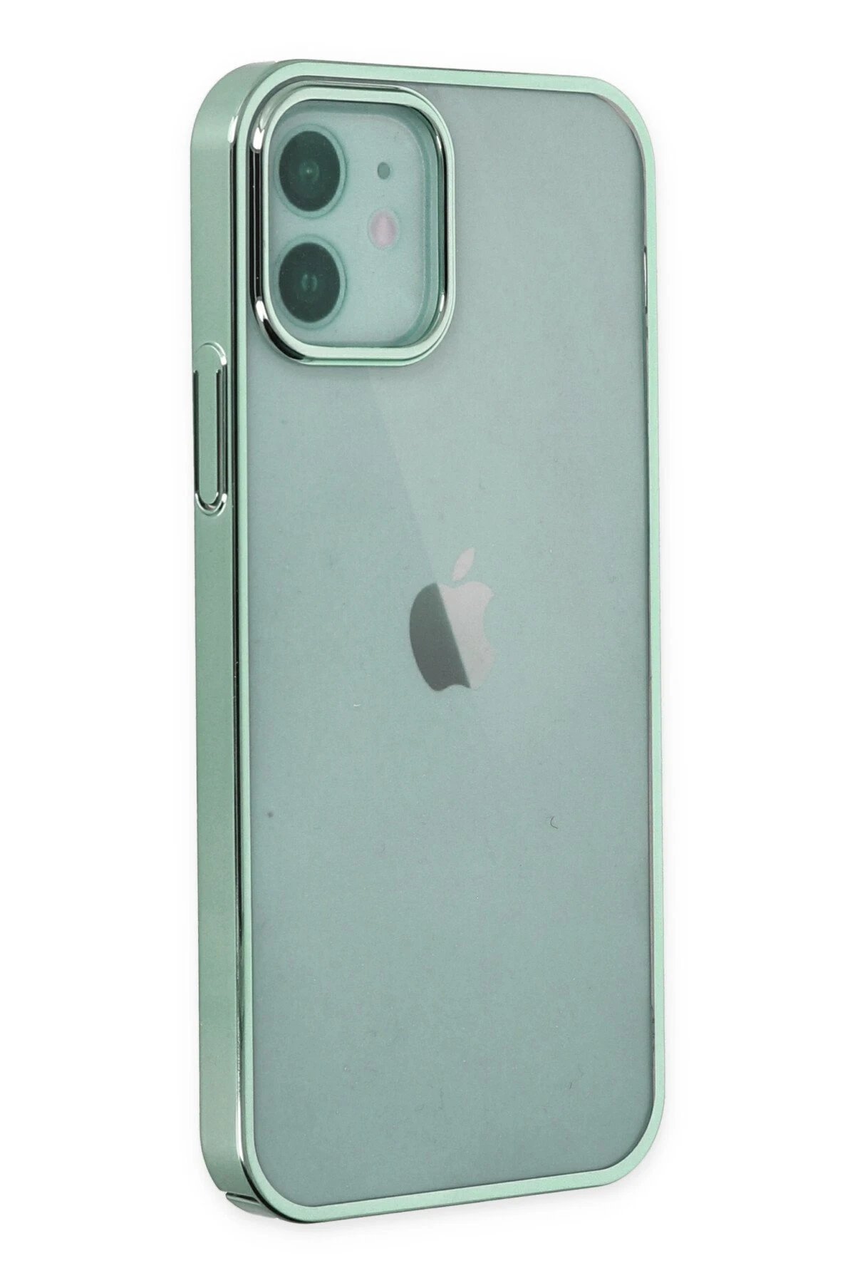 Newface iPhone 12 Kılıf Element Silikon - Yeşil