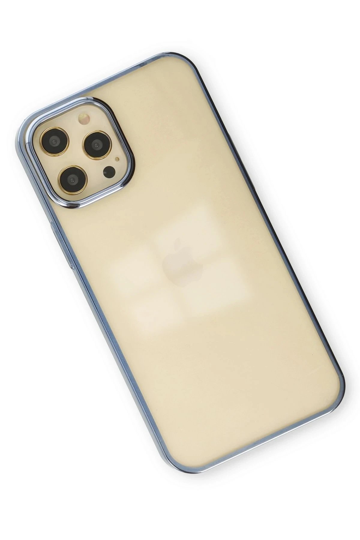 Newface iPhone 12 Pro Max Kılıf Element Silikon - Mavi