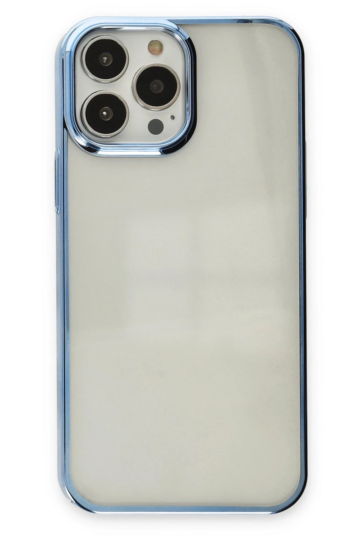 Newface iPhone 13 Pro Kılıf Element Silikon - Sky Blue