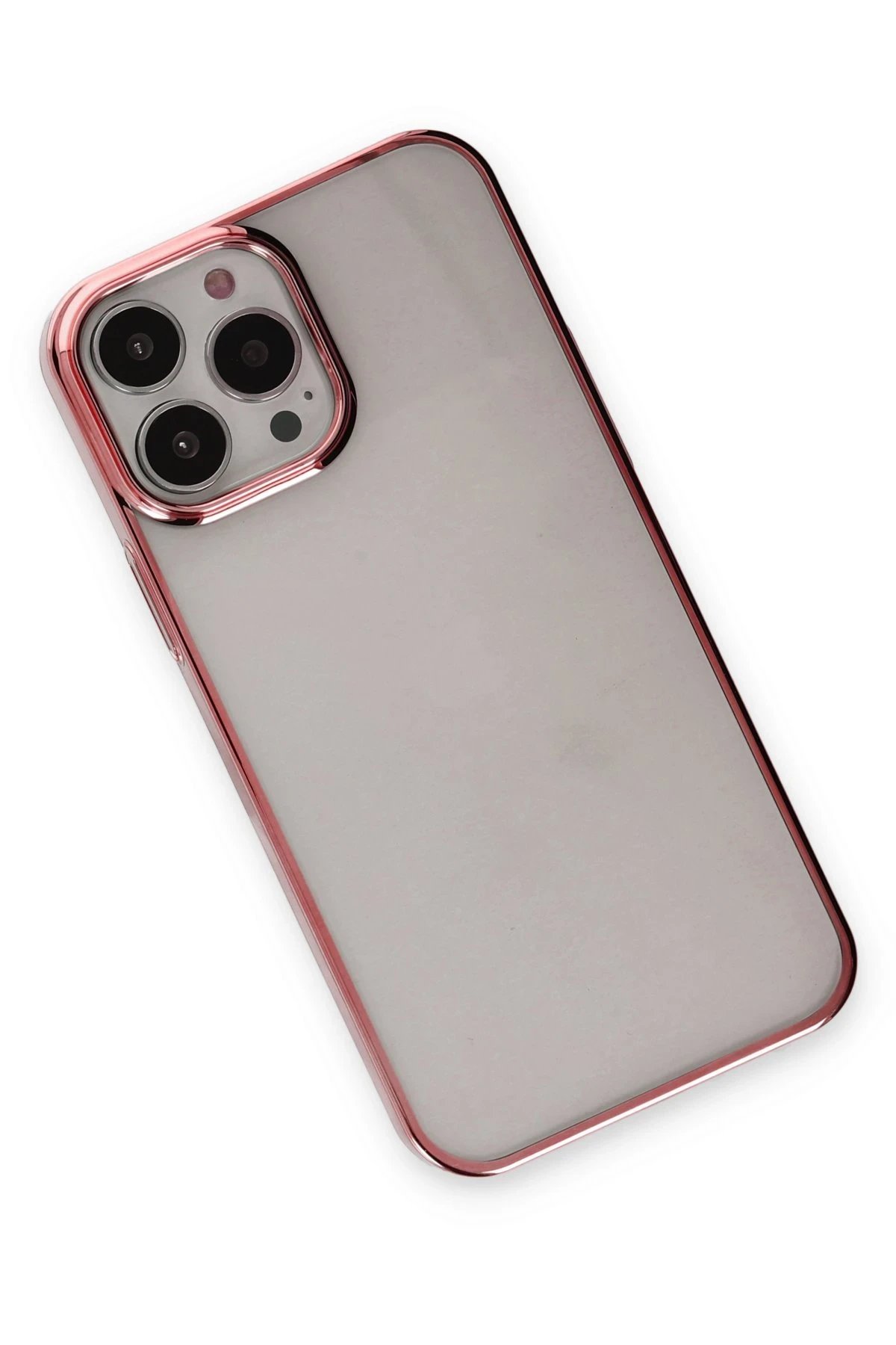 Newface iPhone 13 Pro Kılıf Element Silikon - Pembe