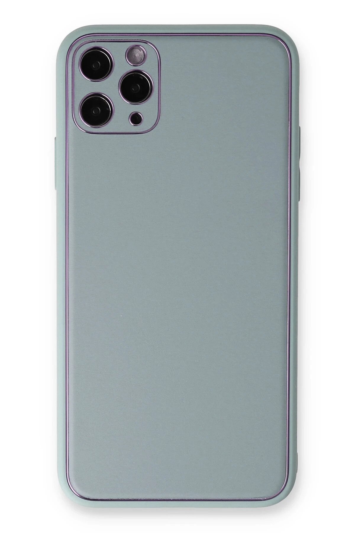 Newface iPhone 11 Pro Max Kılıf Coco Deri Silikon Kapak uaz