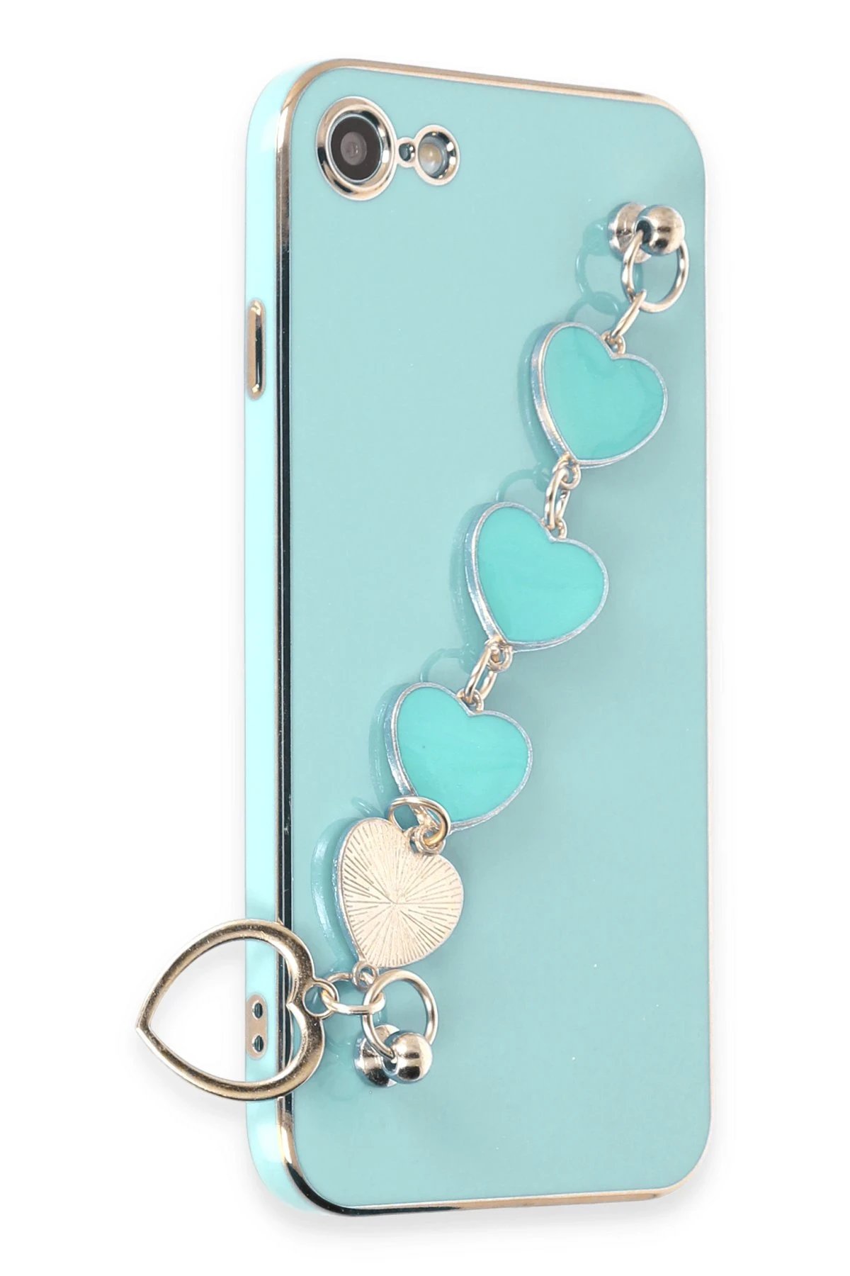 Newface iPhone 7 Kılıf Esila Silikon - Su Yeşili