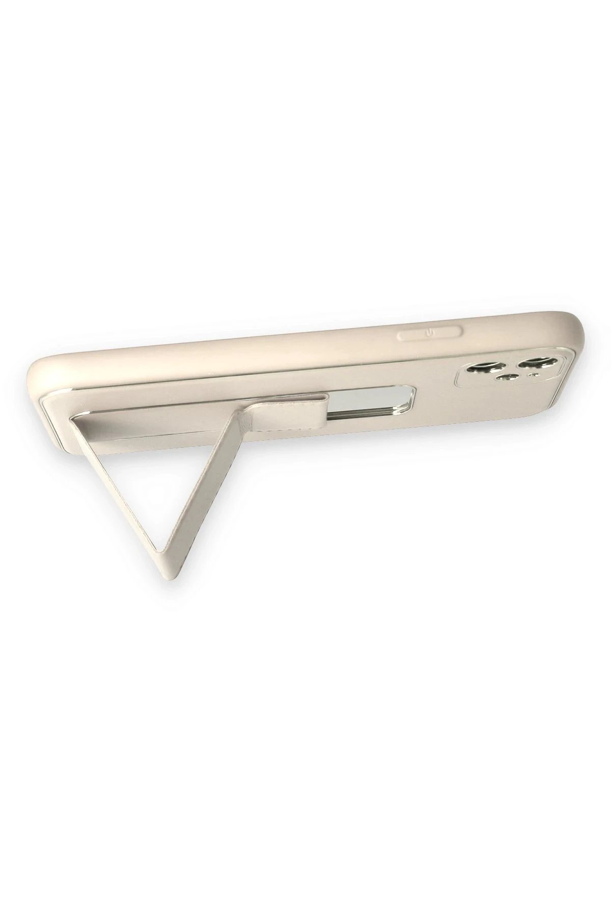 Newface iPhone 12 Kılıf Coco Deri Standlı Kapak - Beyaz