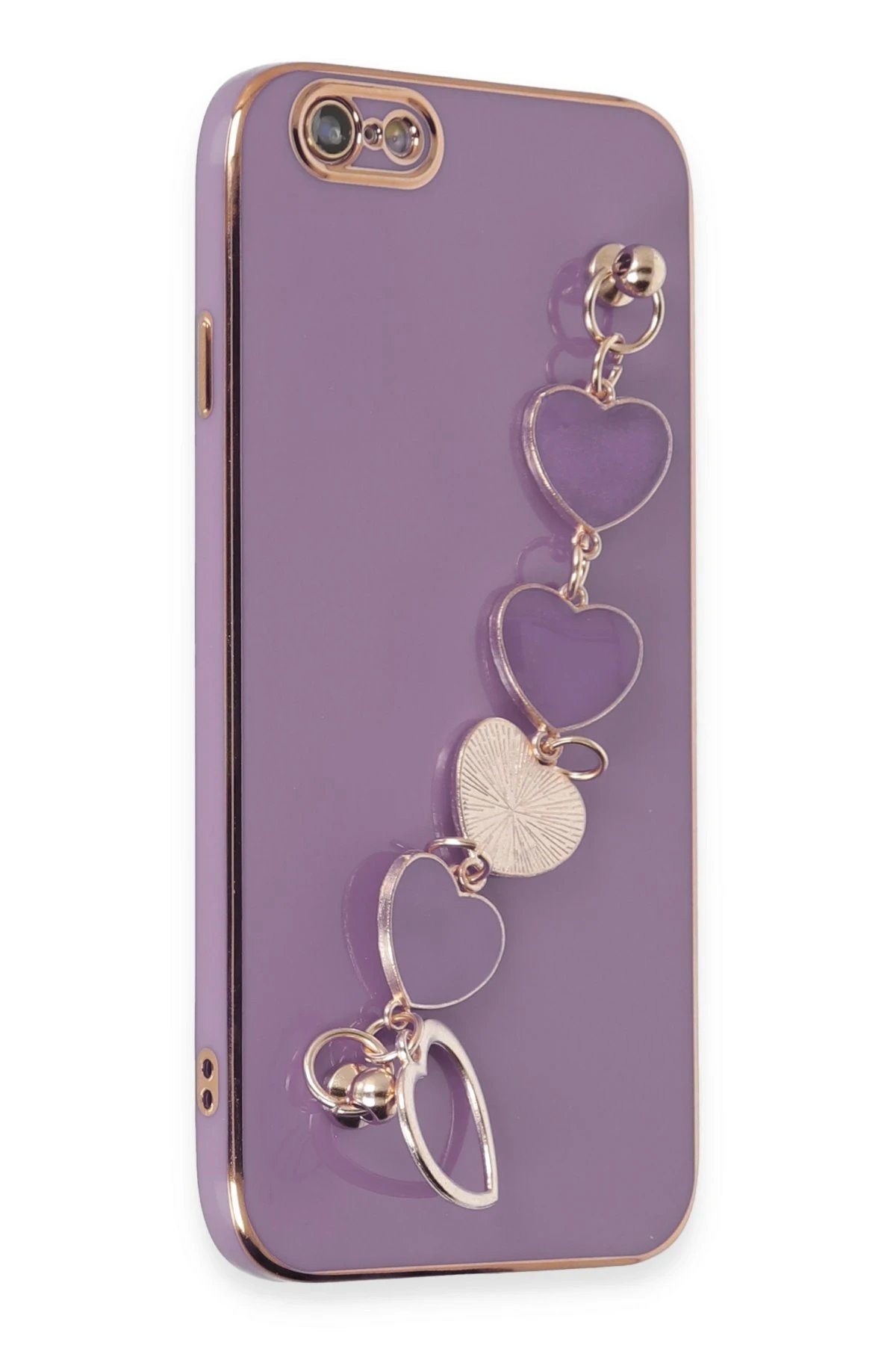 Newface iPhone 6 Kılıf Esila Silikon - Mor