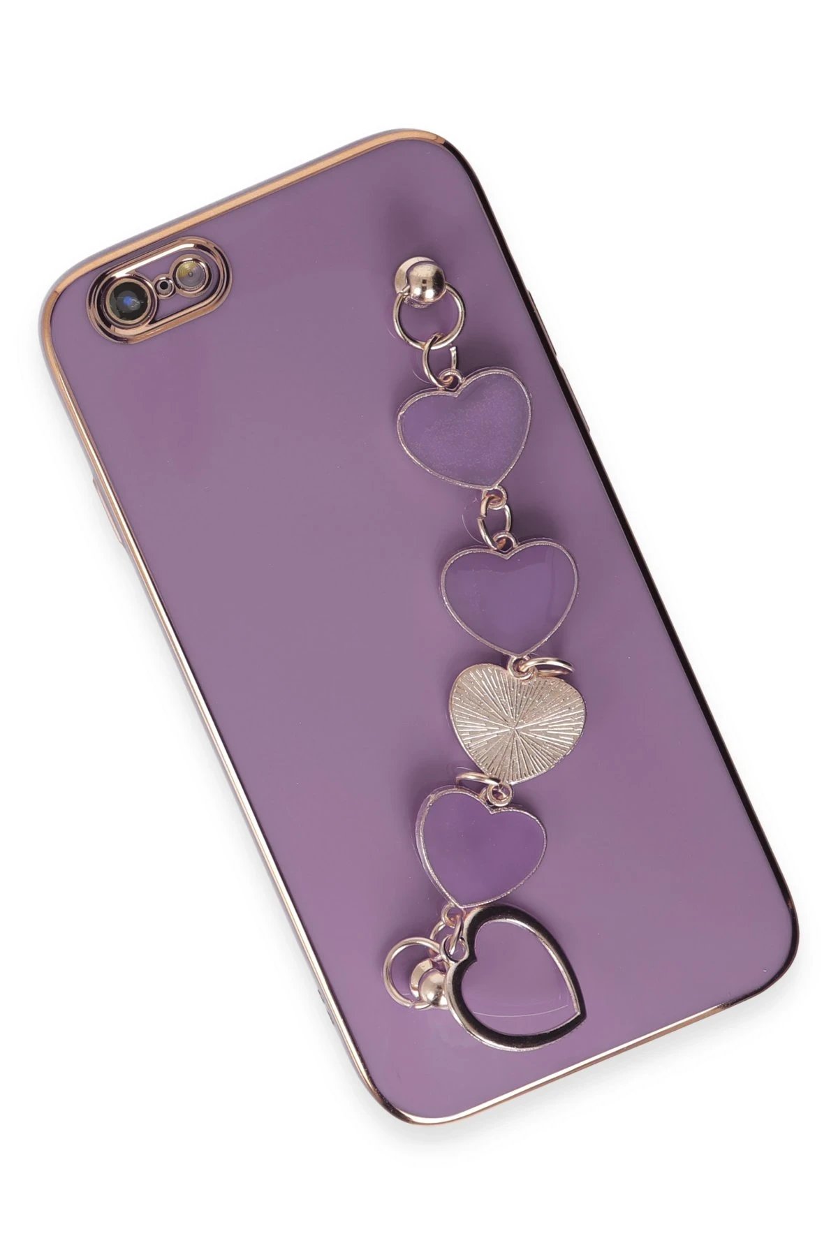 Newface iPhone 6 Kılıf Esila Silikon - Mor