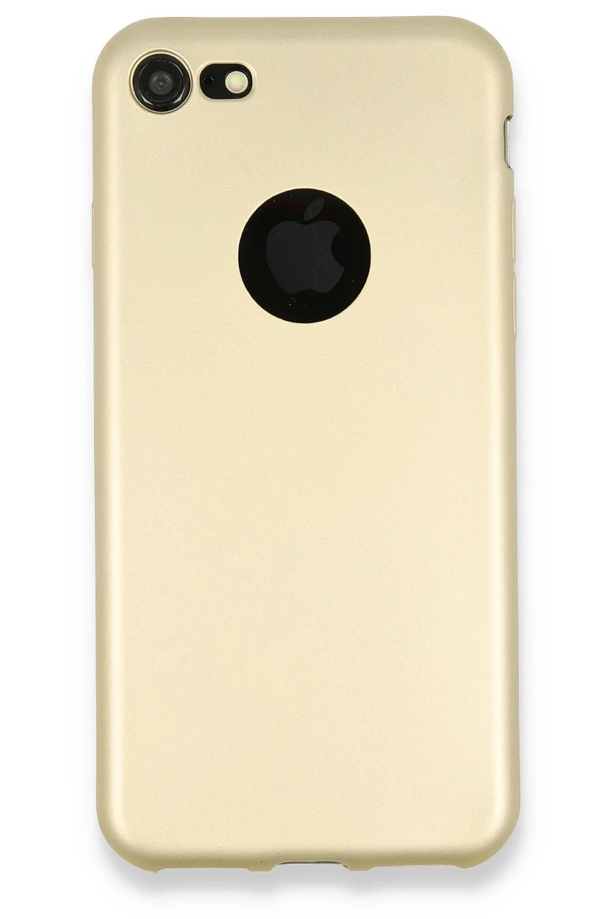 Newface iPhone 7 Kılıf First Silikon - Gold
