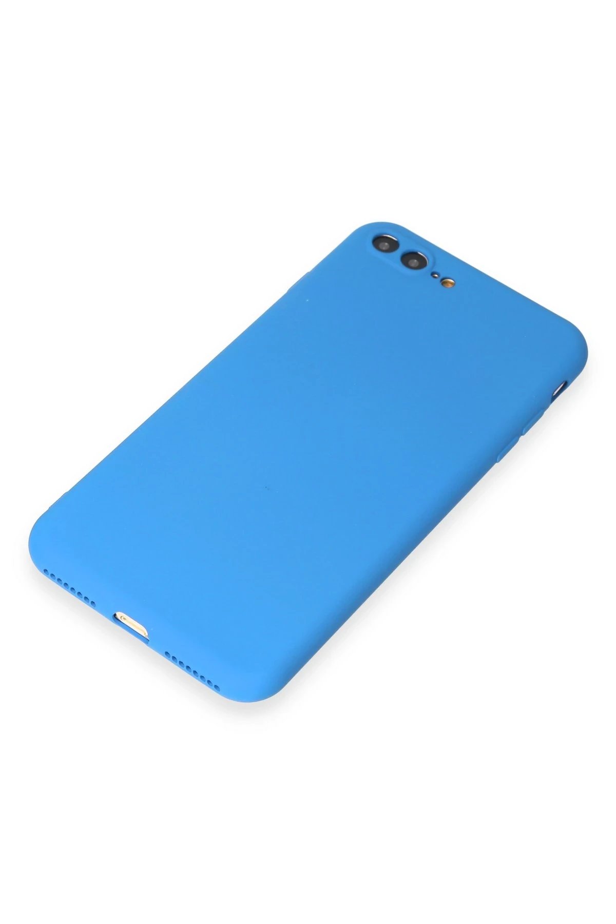 Newface iPhone 7 Plus Kılıf First Silikon - Mavi