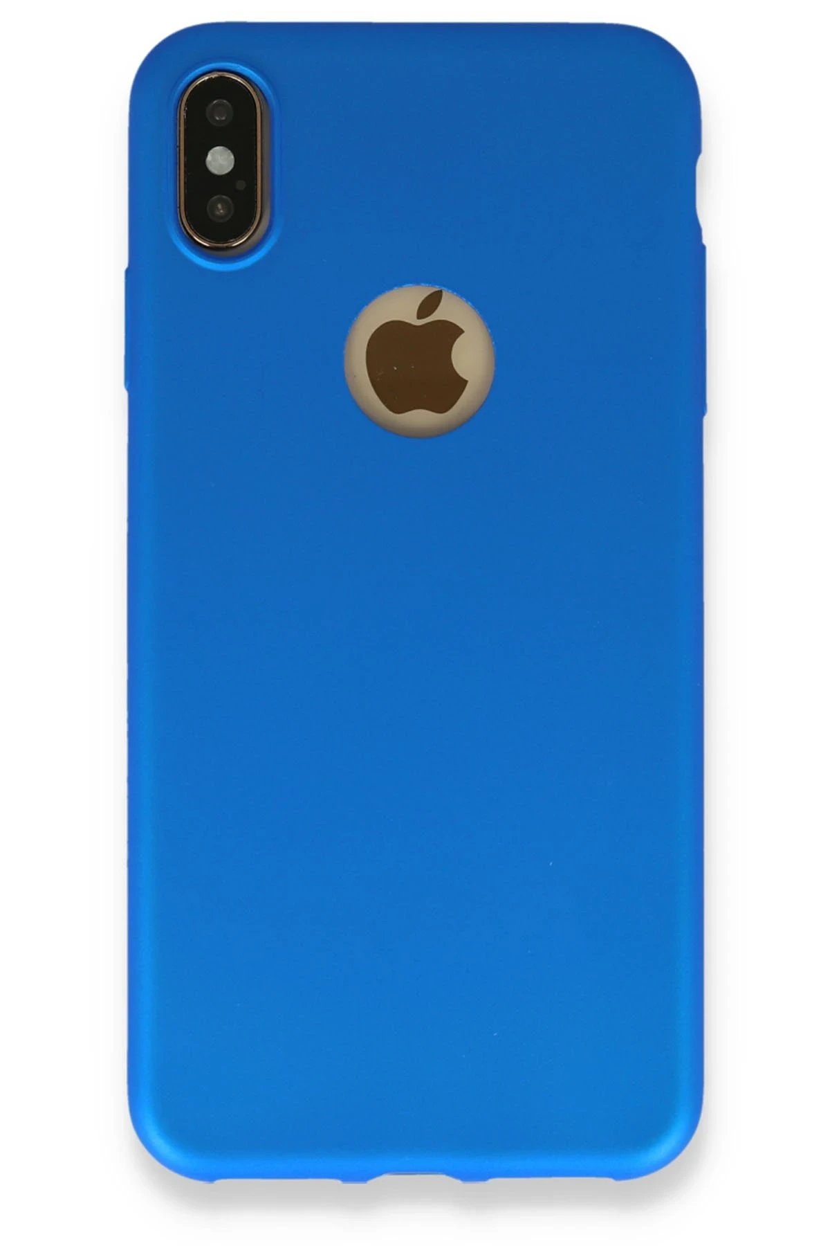 Newface iPhone XS Max Kılıf First Silikon - Mavi