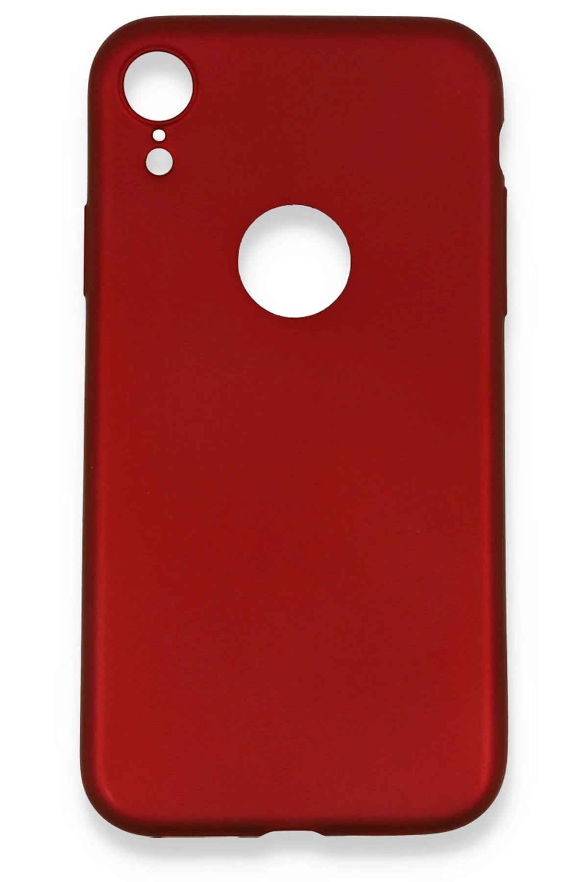 Newface iPhone XR Kılıf First Silikon - Bordo