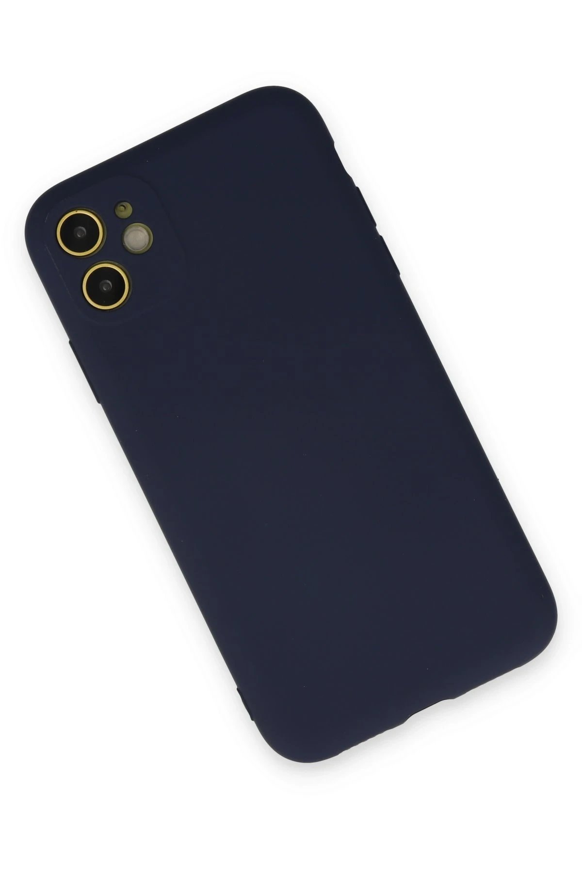 Newface iPhone 11 Kılıf Nano içi Kadife Silikon - Lacivert