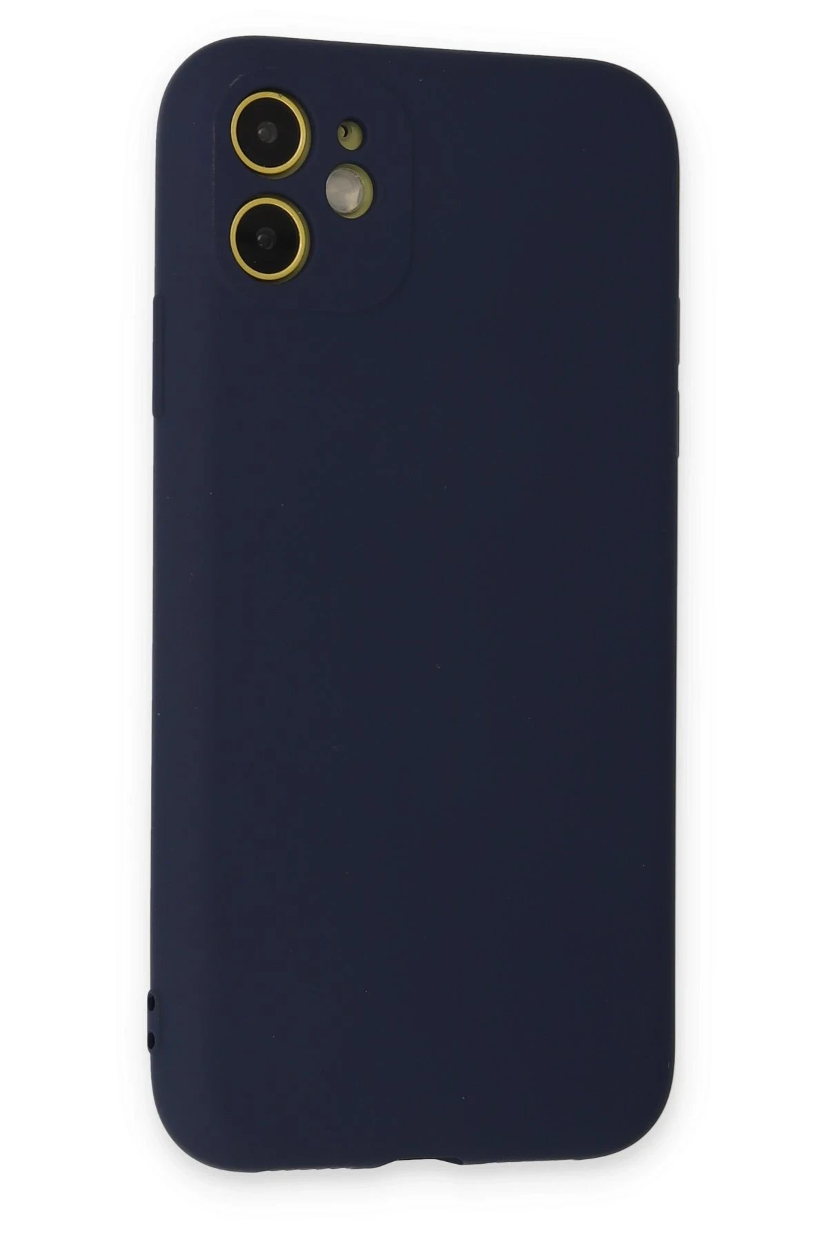 Newface iPhone 11 Kılıf Nano içi Kadife Silikon - Lacivert