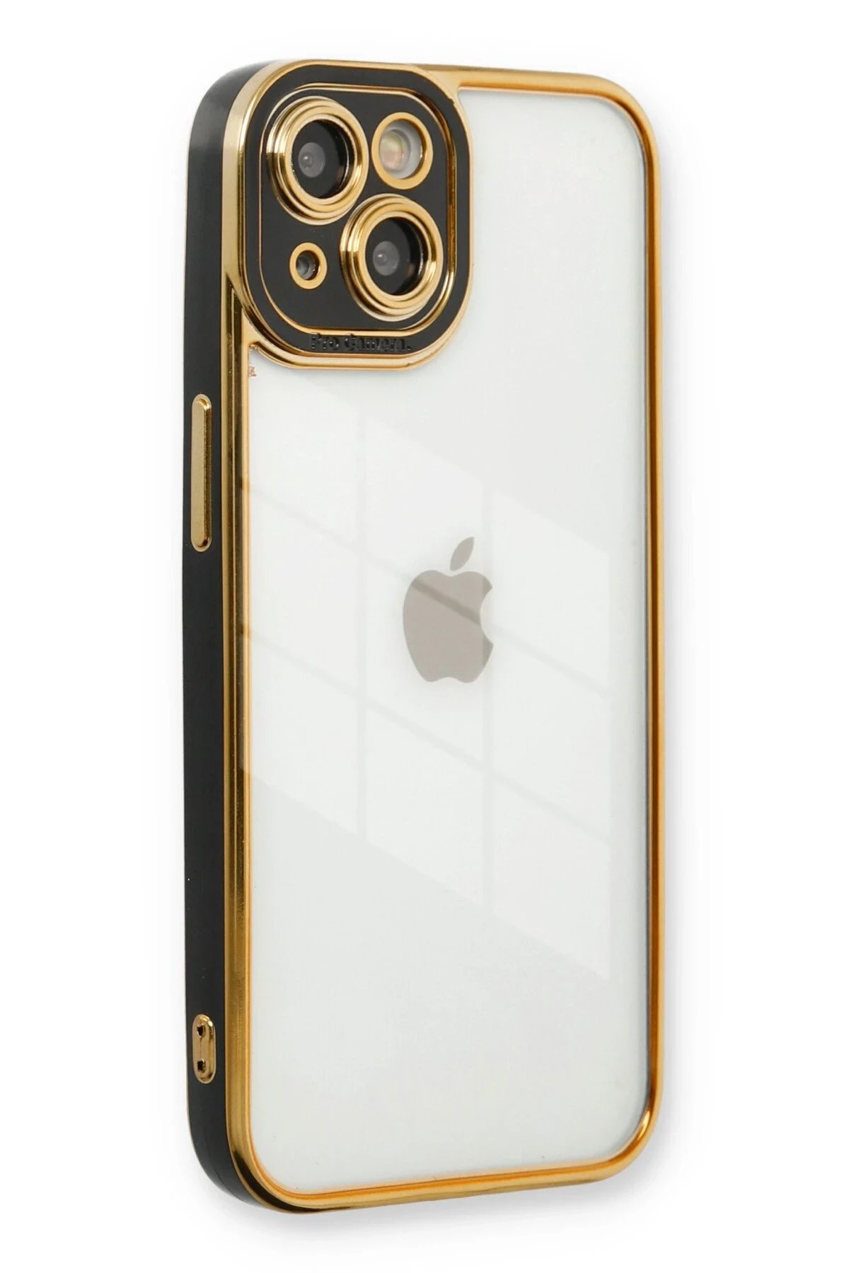 Newface iPhone 13 Kılıf Liva Lens Silikon - Siyah