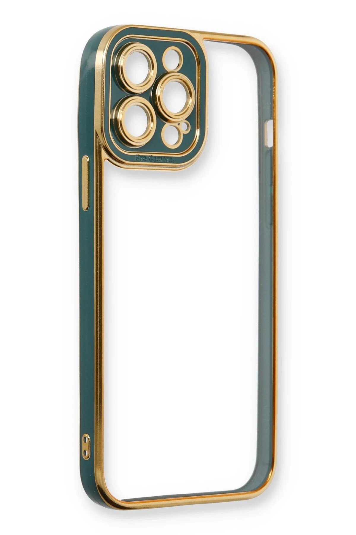 Newface iPhone 13 Pro Kılıf Liva Lens Silikon - Yeşil