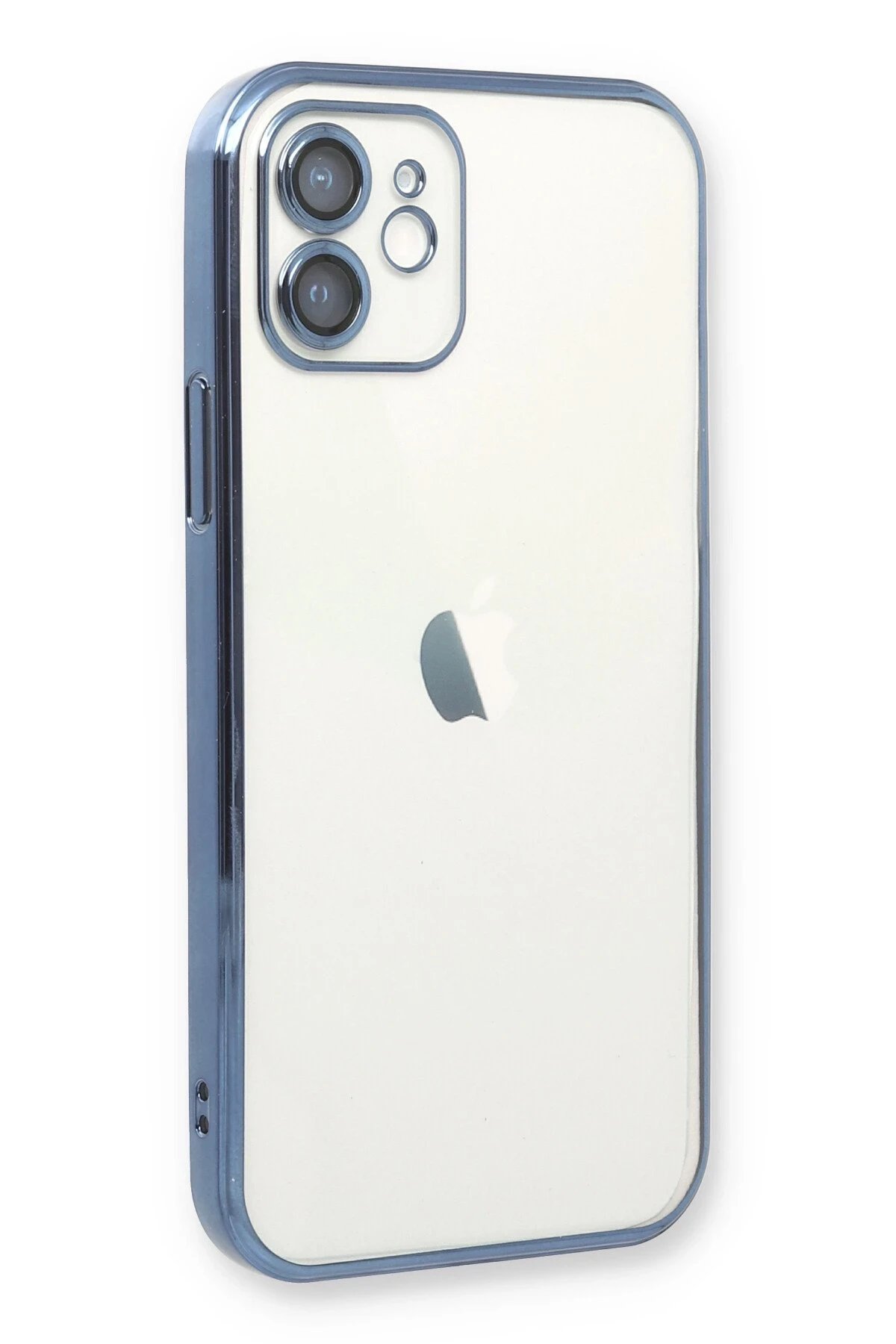 Newface iPhone 11 Kılıf Razer Lensli Silikon - Açık Mavi