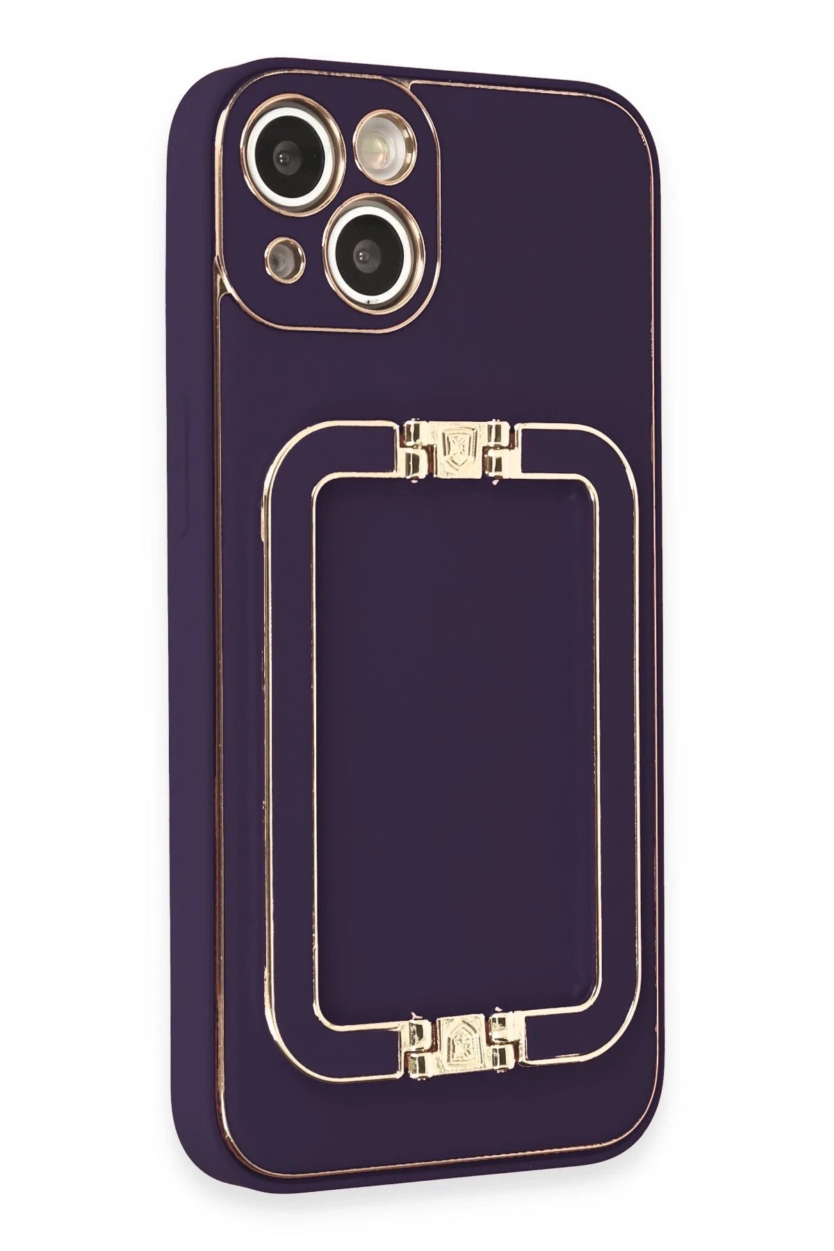 Newface iPhone 14 Kılıf Coco Elit Kapak - Derin Mor