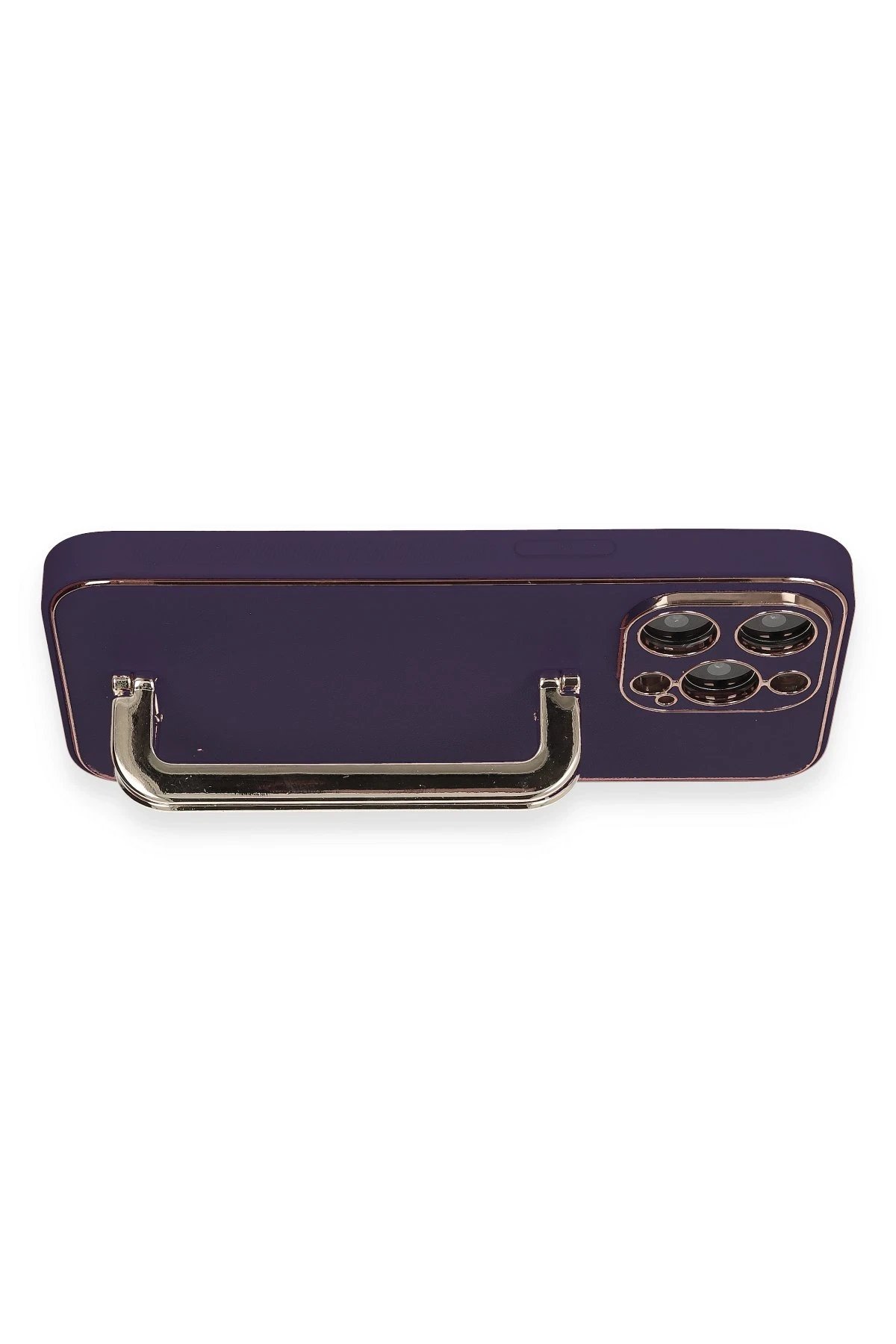 Newface iPhone 14 Pro Kılıf Coco Elit Kapak - Derin Mor