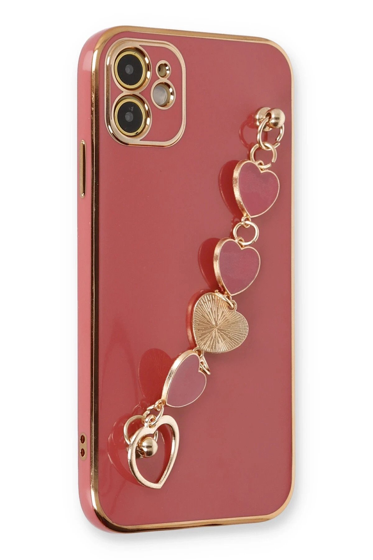 Newface iPhone 11 Kılıf Esila Silikon - Kırmızı