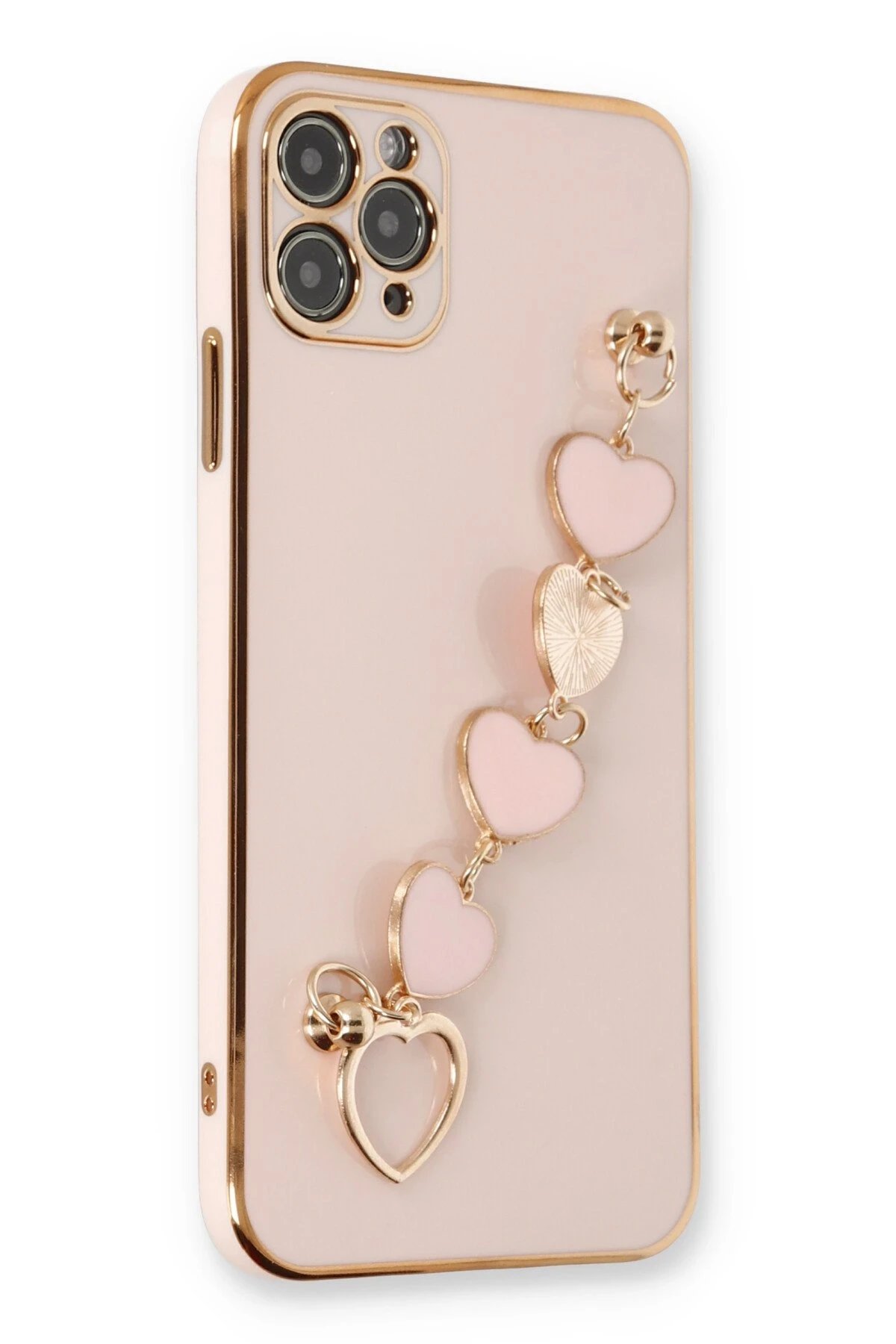 Newface iPhone 11 Pro Kılıf Esila Silikon - Pudra