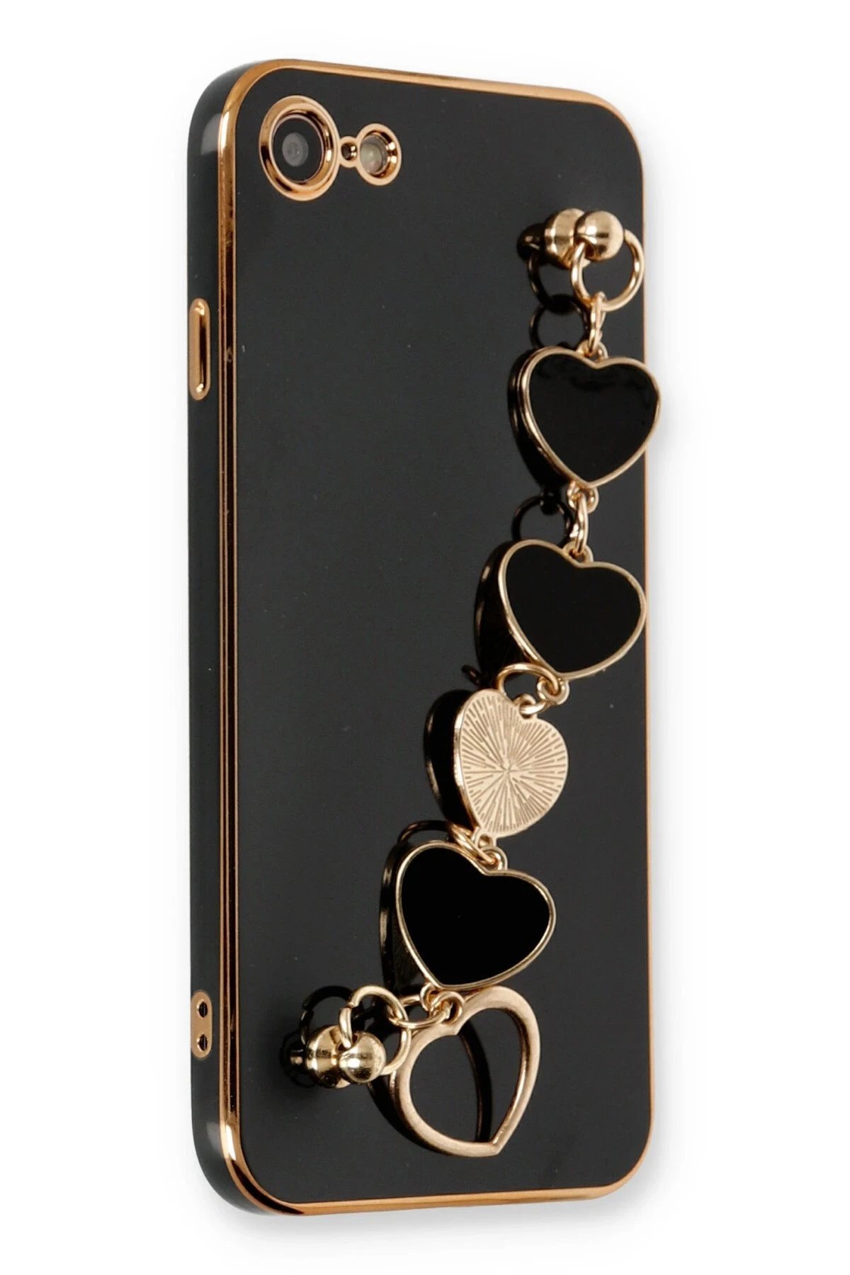 Newface iPhone 7 Kılıf Esila Silikon - Siyah