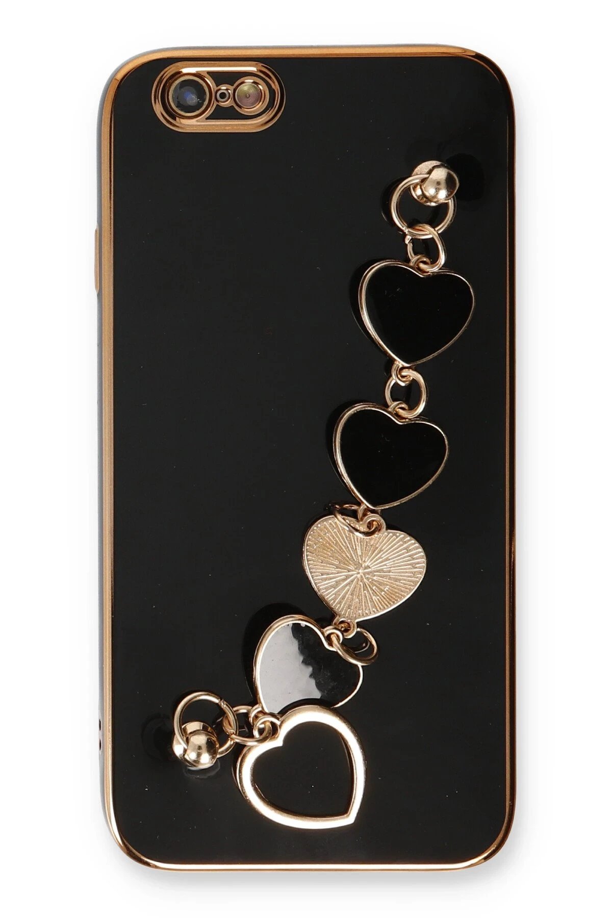 Newface iPhone 6 Kılıf Esila Silikon - Siyah