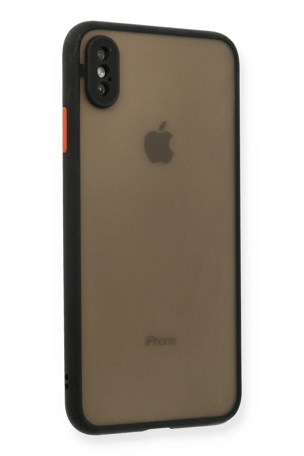 Newface iPhone XS Max Kılıf Montreal Silikon Kapak - Siyah