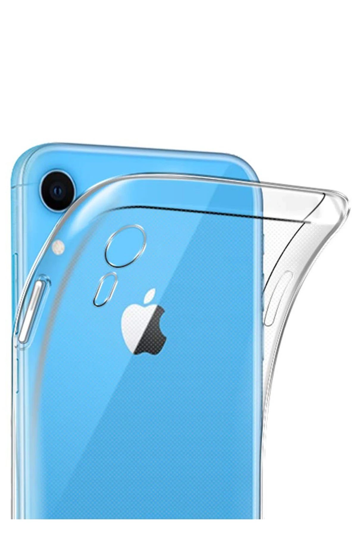 Newface iPhone XR Kılıf Lüx Şeffaf Silikon