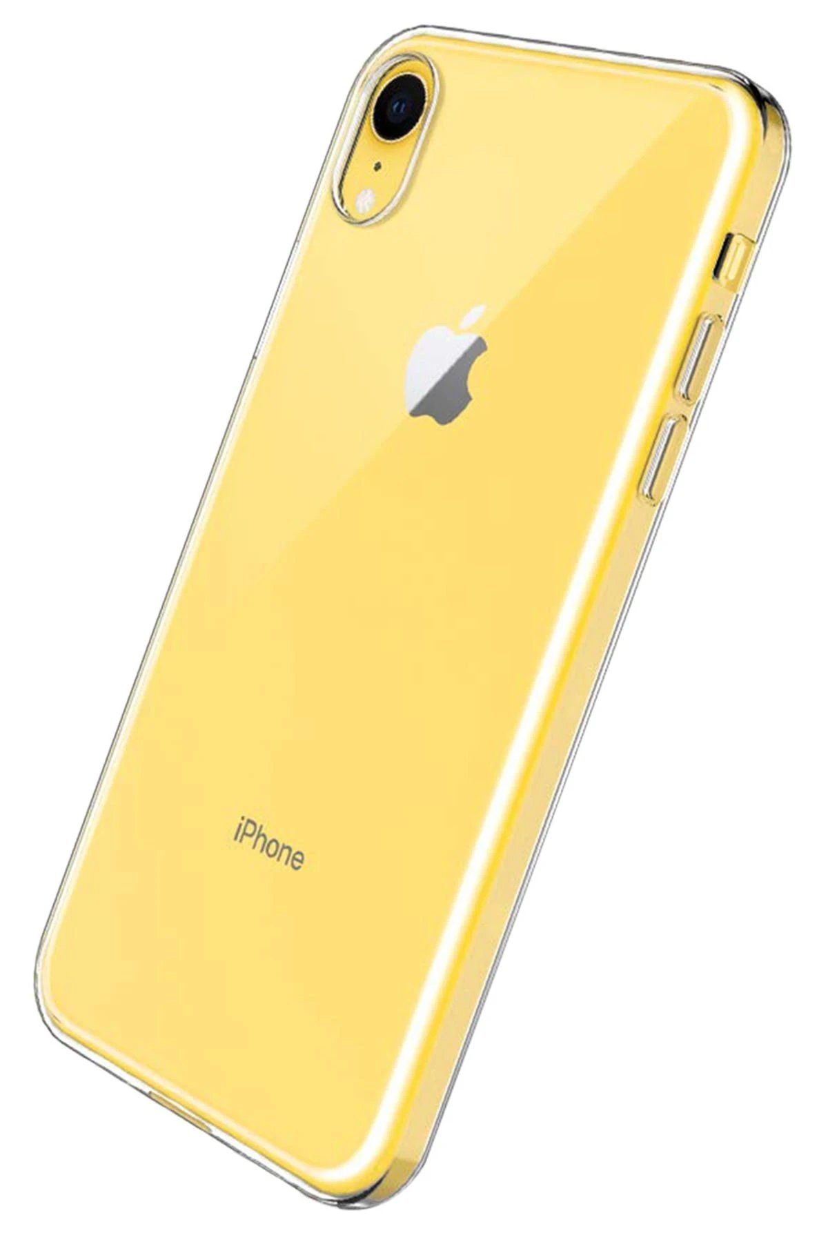 Newface iPhone XR Kılıf Lüx Şeffaf Silikon