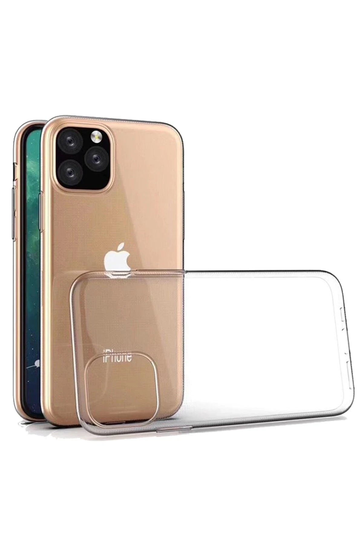 Newface iPhone 11 Kılıf Lüx Şeffaf Silikon