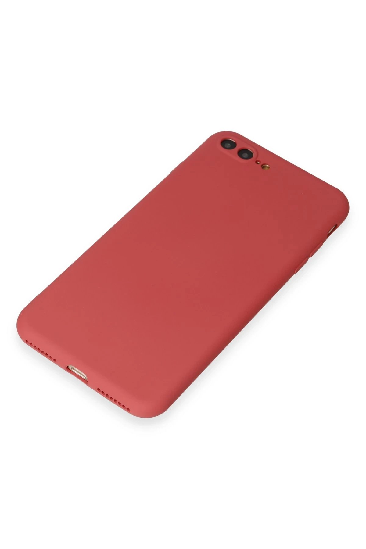 Newface iPhone 7 Plus Kılıf First Silikon - Kiremit