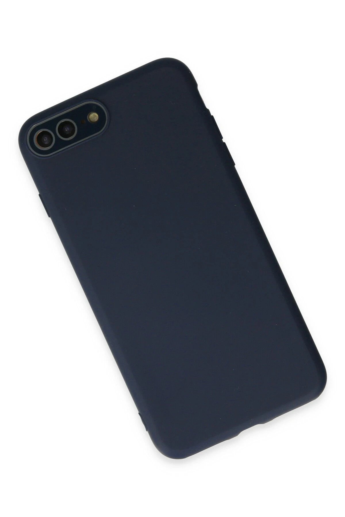 Newface iPhone 7 Plus Kılıf Lansman Glass Kapak - Lacivert