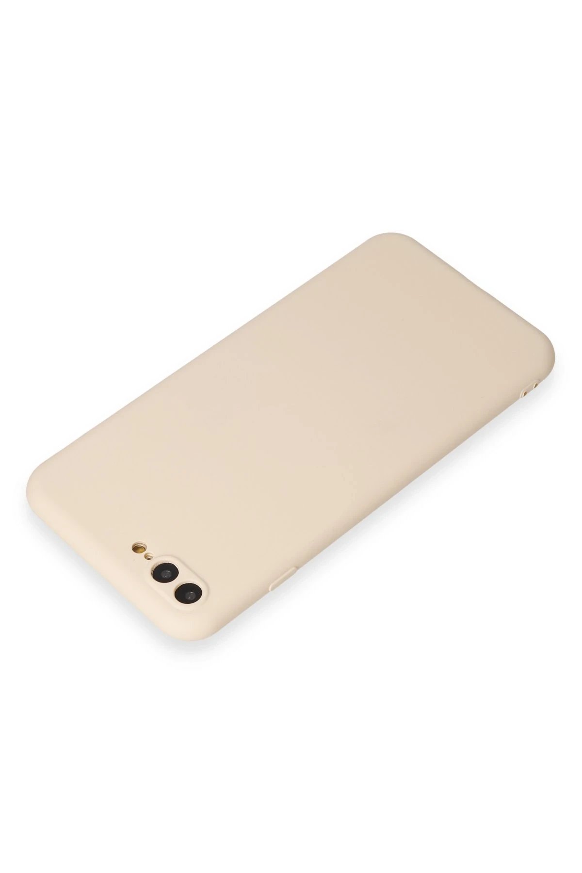 Newface iPhone 7 Plus Kılıf First Silikon - Krem