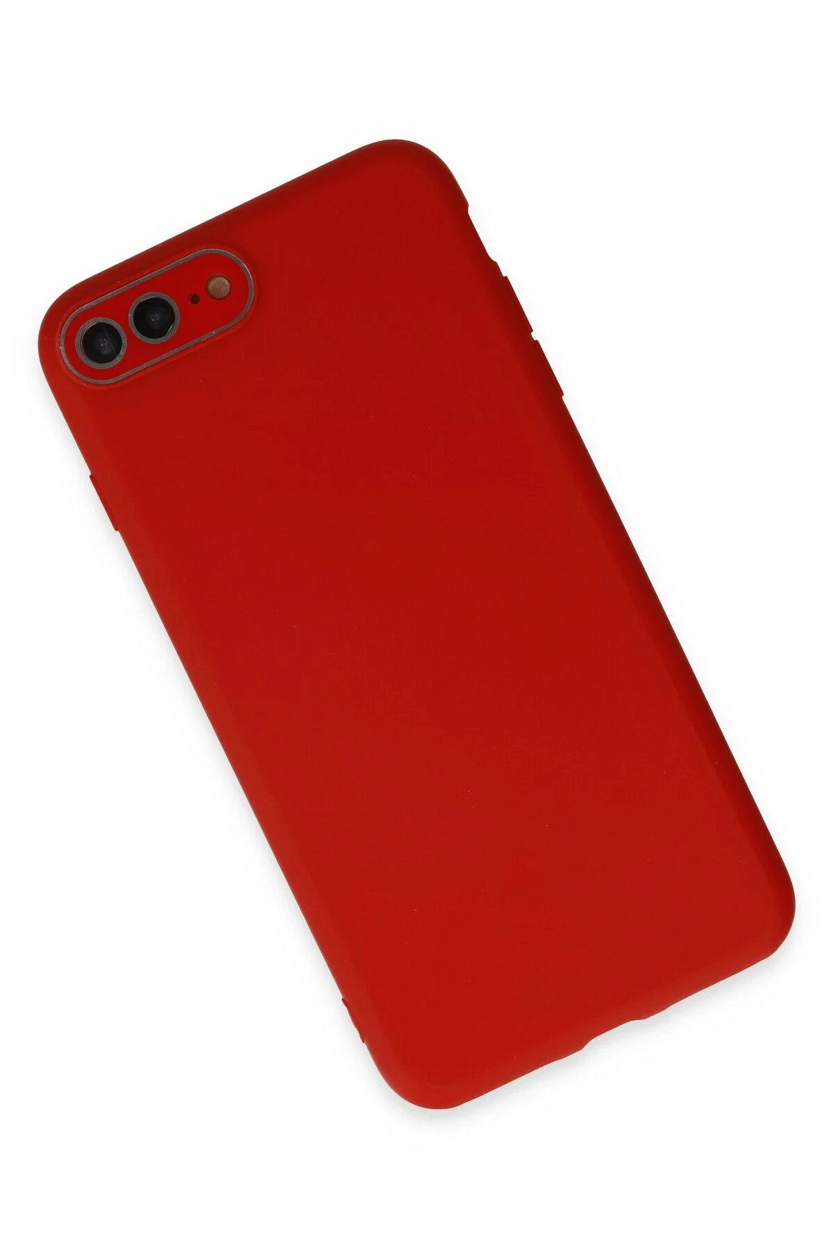 Newface iPhone 7 Plus Kılıf Lansman Glass Kapak - Kırmızı