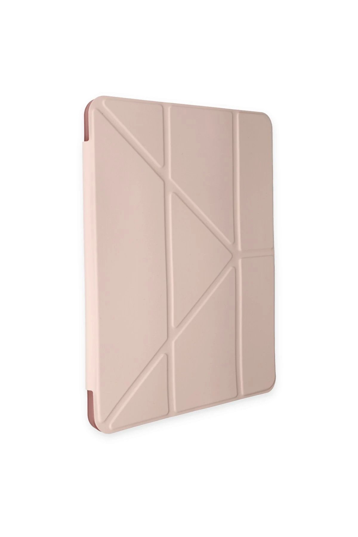 Newface iPad 10.2 (8.nesil) Kılıf Kalemlikli Hugo Tablet Kılıfı - Rose Gold