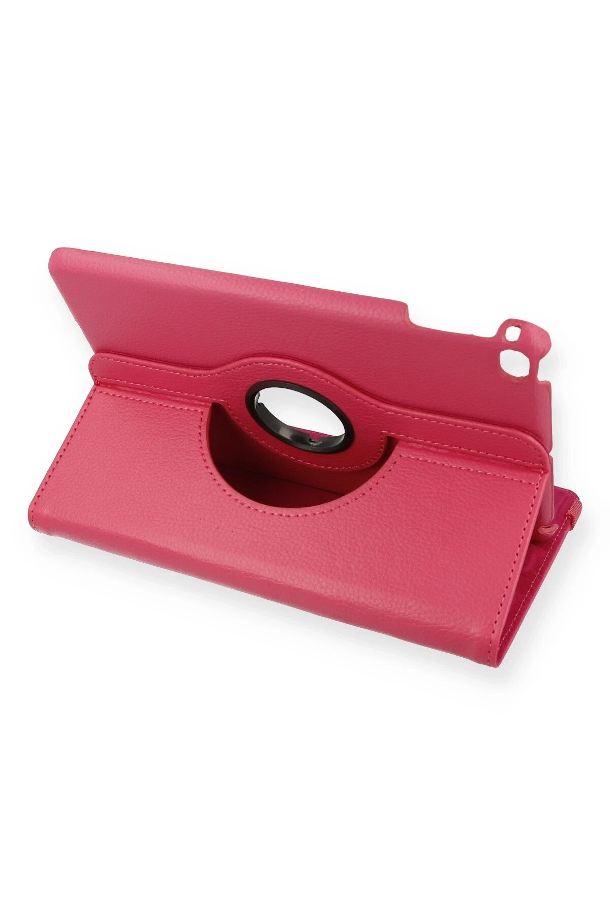 Newface iPad Mini 4 Kılıf 360 Tablet Deri Kılıf - Pembe