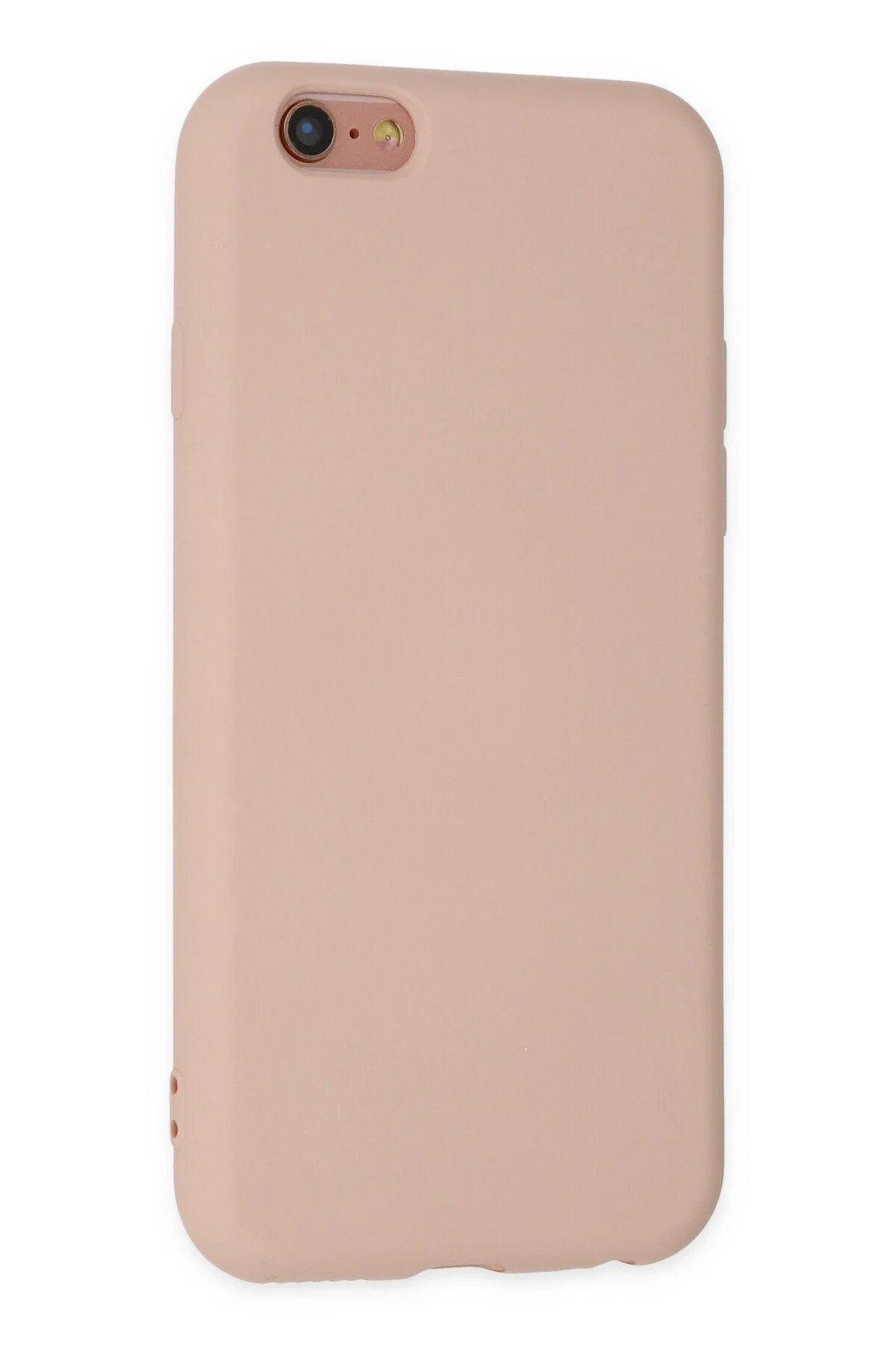 Newface iPhone 6 Kılıf Nano içi Kadife Silikon - Pudra