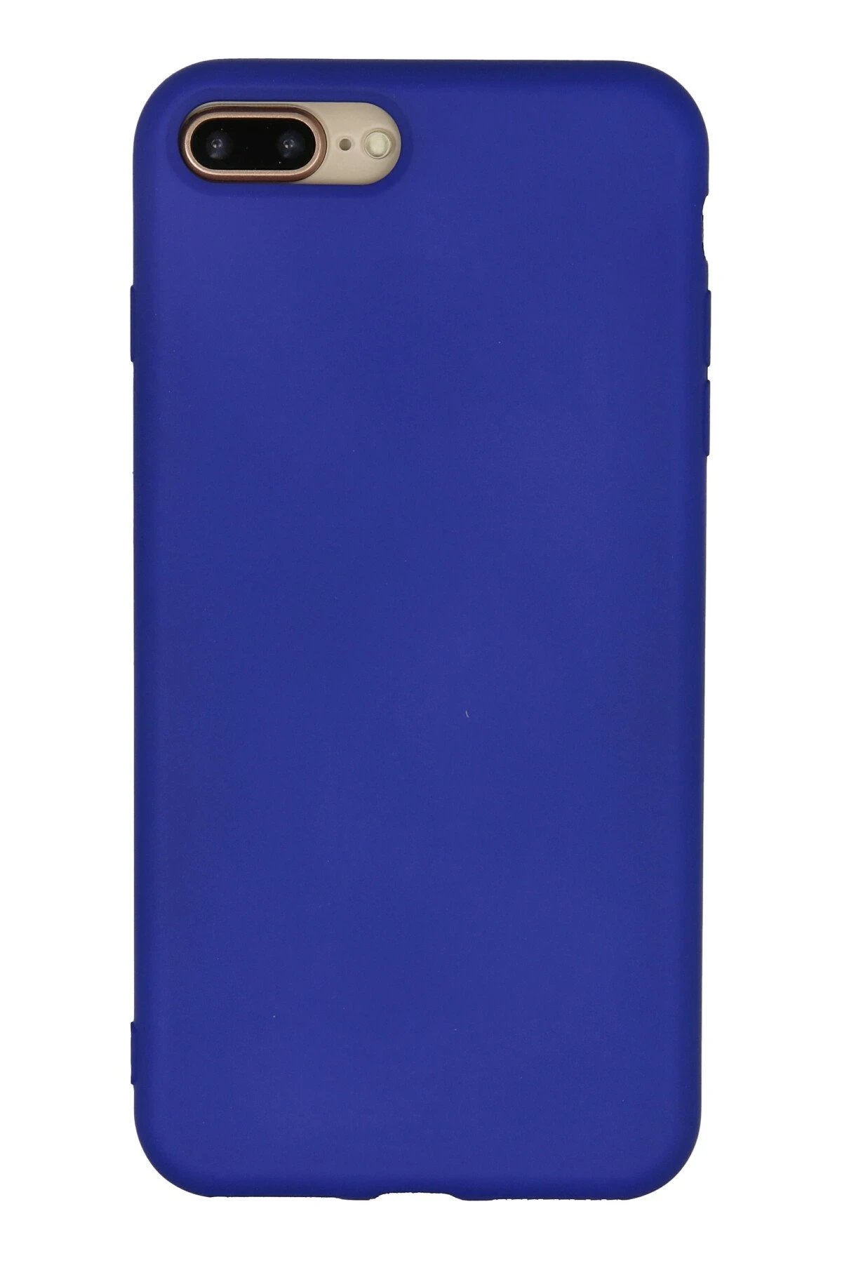 Newface iPhone 7 Plus Kılıf Nano içi Kadife Silikon - Lacivert