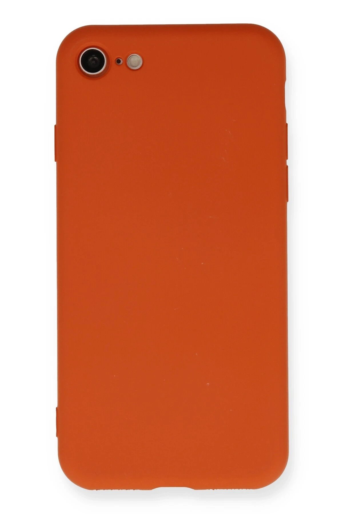 Newface iPhone 7 Kılıf Nano içi Kadife Silikon - Kırmızı