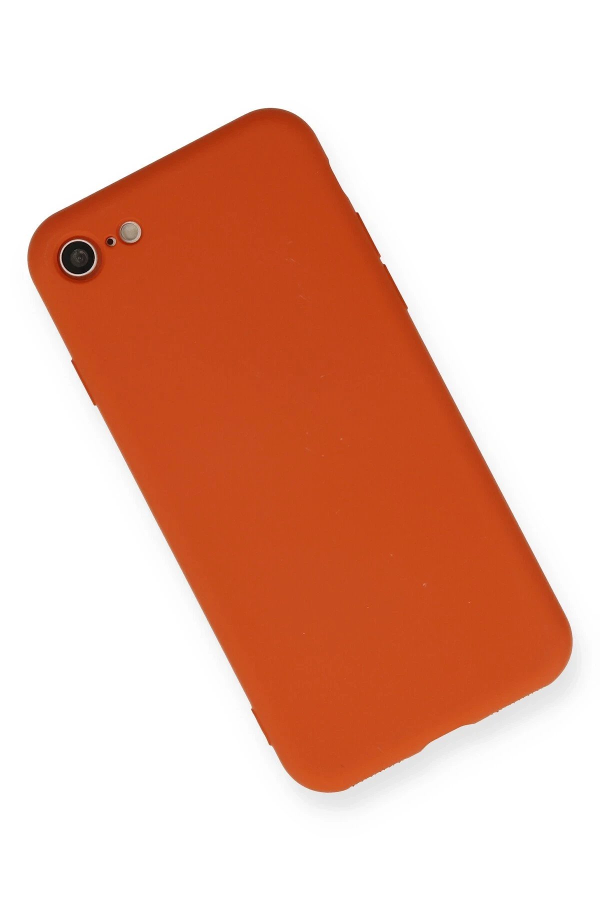 Newface iPhone 7 Kılıf Nano içi Kadife Silikon - Kırmızı